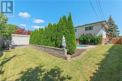 THE ""SECRET GARDEN"" ON THE OTHER SIDE OF THE TREES. - 75 Maureen Avenue, Welland, ON - Outdoor With In Ground Pool