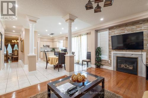 5751 Long Valley Road, Mississauga, ON - Indoor Photo Showing Living Room With Fireplace