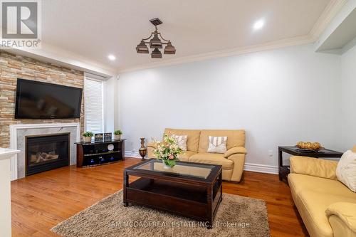 5751 Long Valley Road, Mississauga, ON - Indoor Photo Showing Living Room With Fireplace