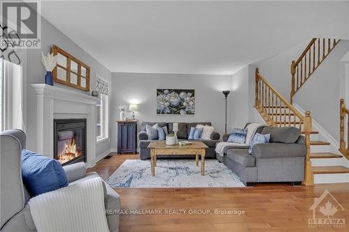 64 Charleston Street, Ottawa, ON - Indoor Photo Showing Living Room With Fireplace