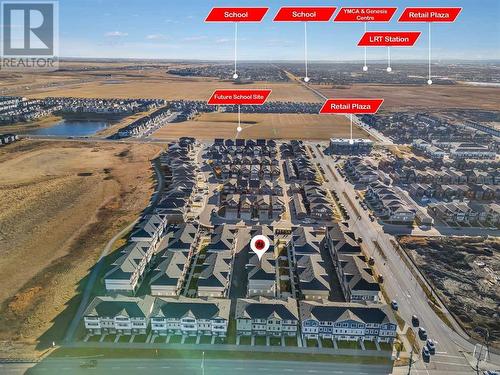 519 Corner Meadows Square Ne, Calgary, AB - Outdoor With Body Of Water With View