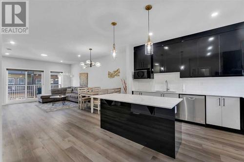 519 Corner Meadows Square Ne, Calgary, AB - Indoor Photo Showing Kitchen With Upgraded Kitchen