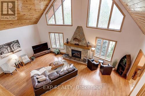 53 Broadview Street, Collingwood, ON - Indoor Photo Showing Living Room With Fireplace