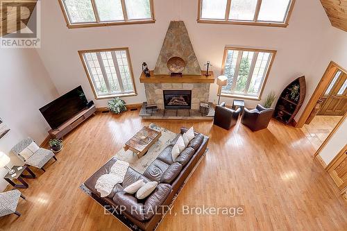 53 Broadview Street, Collingwood, ON - Indoor Photo Showing Living Room With Fireplace