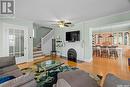 3300 Albert Street, Regina, SK  - Indoor Photo Showing Living Room With Fireplace 