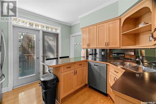 3300 Albert Street, Regina, SK - Indoor Photo Showing Kitchen With Double Sink