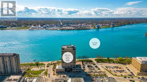 201 Front Street North Unit# 1003, Sarnia, ON - Outdoor With Body Of Water With View