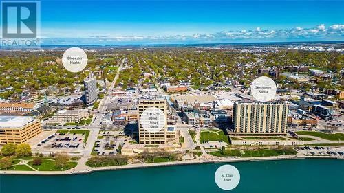 201 Front Street North Unit# 1003, Sarnia, ON - Outdoor With Body Of Water With View