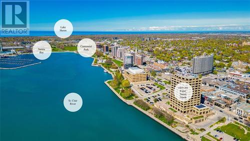 201 Front Street North Unit# 1003, Sarnia, ON - Outdoor With Body Of Water With View