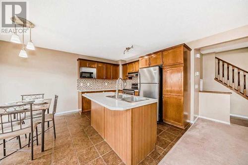 Kitchen - 69 Saddlehorn Crescent Ne, Calgary, AB - Indoor Photo Showing Kitchen With Double Sink