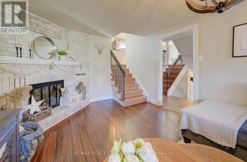 47 Manor Drive, Kitchener, ON - Indoor With Fireplace