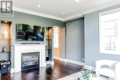 3121 Trailside Drive, Oakville, ON - Indoor Photo Showing Living Room With Fireplace