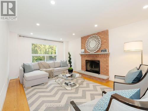 83 Luba Avenue, Richmond Hill, ON - Indoor Photo Showing Living Room With Fireplace