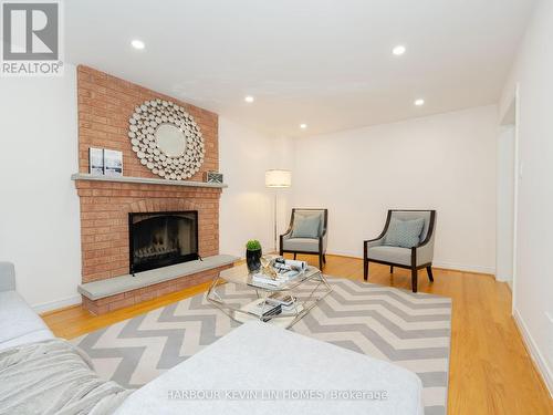 83 Luba Avenue, Richmond Hill, ON - Indoor Photo Showing Living Room With Fireplace