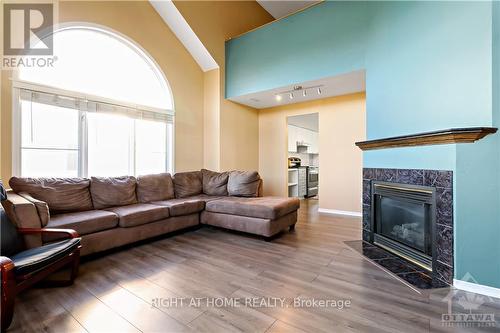 4474 Harper Avenue, Ottawa, ON - Indoor Photo Showing Living Room With Fireplace