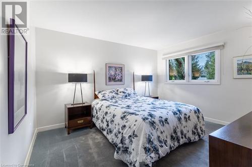 View of carpeted bedroom - 103 Mcgregor Crescent, Ancaster, ON - Indoor Photo Showing Bedroom