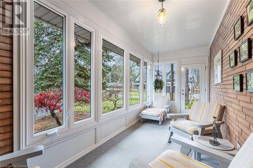 View of sunroom / solarium - 103 Mcgregor Crescent, Ancaster, ON - Indoor Photo Showing Other Room