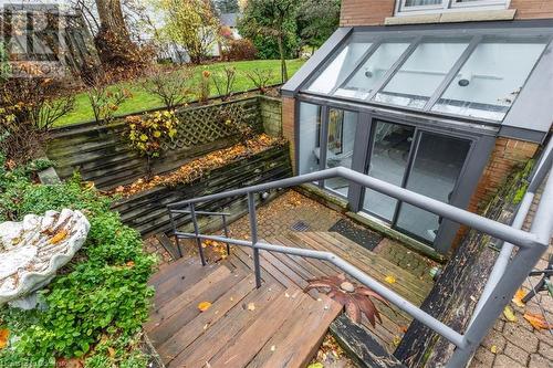 Wooden balcony featuring a deck - 103 Mcgregor Crescent, Ancaster, ON - Outdoor With Exterior