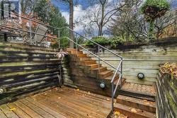 View of wooden deck - 