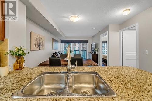 703 - 32 Clegg Road, Markham, ON - Indoor Photo Showing Kitchen With Double Sink