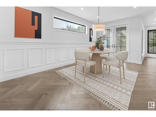 45 Westridge Rd Nw, Edmonton, AB - Indoor Photo Showing Dining Room