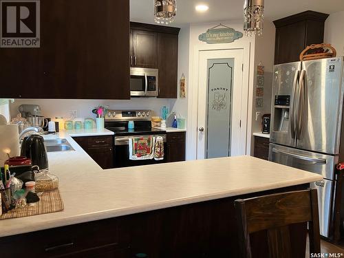 606 Alfred Street, Nipawin Rm No. 487, SK - Indoor Photo Showing Kitchen With Double Sink