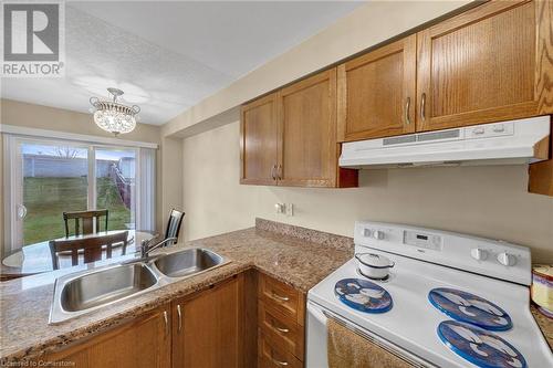 38 Cedarville Drive, Stoney Creek, ON - Indoor Photo Showing Kitchen With Double Sink