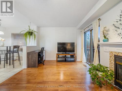 14 Corvette Court, Brampton, ON - Indoor Photo Showing Living Room With Fireplace