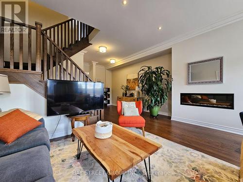 57 Yorkton Boulevard, Markham, ON - Indoor Photo Showing Living Room With Fireplace