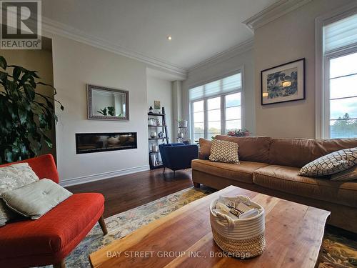 57 Yorkton Boulevard, Markham, ON - Indoor Photo Showing Living Room With Fireplace