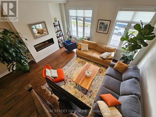 57 Yorkton Boulevard, Markham, ON - Indoor Photo Showing Living Room With Fireplace