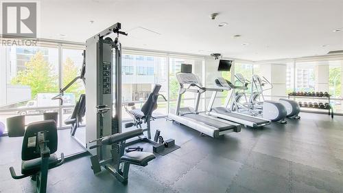 708 4808 Hazel, Burnaby, BC - Indoor Photo Showing Gym Room