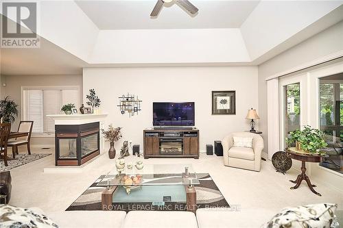 56 Timmsdale Crescent, Pelham, ON - Indoor Photo Showing Living Room With Fireplace