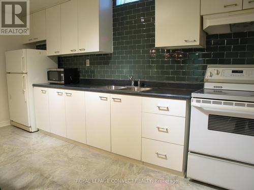 Bsmt 2B - 112 Sweetbriar Court, Pickering, ON - Indoor Photo Showing Kitchen With Double Sink