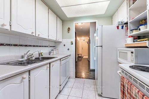 403-1535 Lakeshore Rd E, Mississauga, ON - Indoor Photo Showing Kitchen With Double Sink