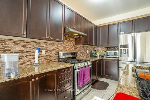 48 Dancing Waters Rd, Brampton, ON - Indoor Photo Showing Kitchen With Upgraded Kitchen