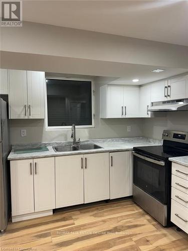 1227 Homewood Drive, Burlington, ON - Indoor Photo Showing Kitchen With Double Sink