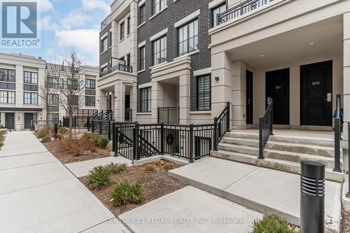 512 - 657 Cricklewood Drive, Mississauga, ON - Outdoor With Balcony With Facade