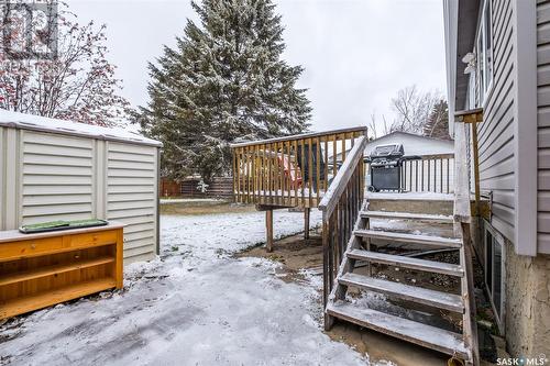 56 Kemp Crescent, Prince Albert, SK - Outdoor With Deck Patio Veranda With Exterior