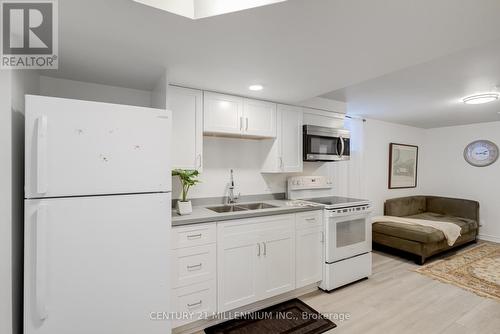 Lower - 311 Sanatorium Road, Hamilton, ON - Indoor Photo Showing Kitchen With Double Sink