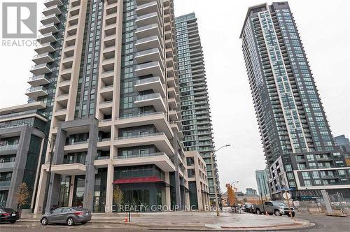 2620 - 4055 Parkside Village Drive, Mississauga, ON - Outdoor With Balcony With Facade