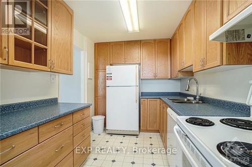 1102 - 265 Poulin Avenue, Britannia - Lincoln Heights And Area (6102 - Britannia), ON - Indoor Photo Showing Kitchen With Double Sink