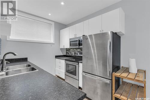 3250 37Th Street W, Saskatoon, SK - Indoor Photo Showing Kitchen With Stainless Steel Kitchen With Double Sink