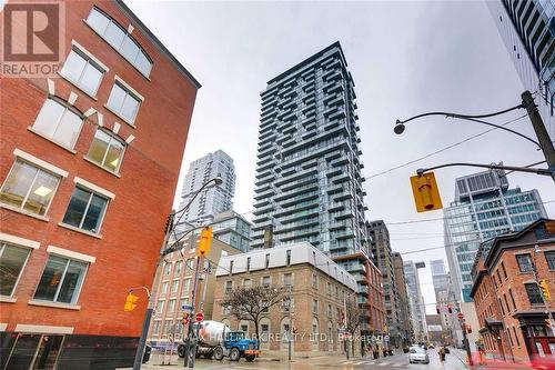 2307 - 126 Simcoe Street, Toronto, ON - Outdoor With Facade