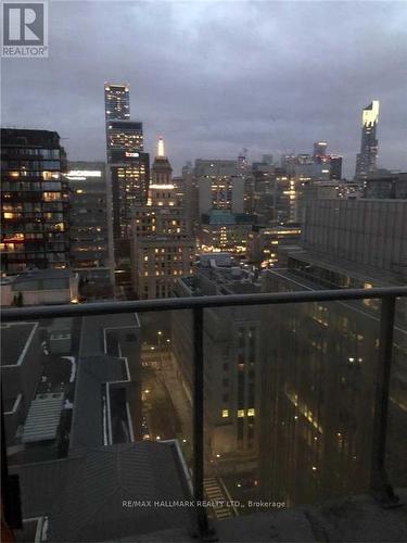 2307 - 126 Simcoe Street, Toronto, ON - Outdoor With Balcony With View