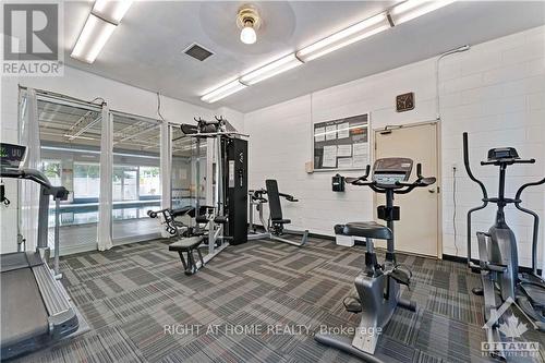 718 - 2000 Jasmine Crescent, Ottawa, ON - Indoor Photo Showing Gym Room