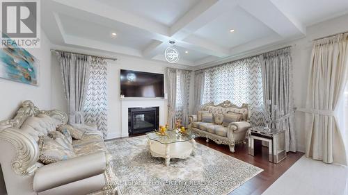 147 Wainfleet Crescent, Vaughan, ON - Indoor Photo Showing Living Room With Fireplace