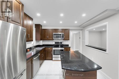 Upper - 3471 Chartrand Crescent, Mississauga, ON - Indoor Photo Showing Kitchen With Double Sink