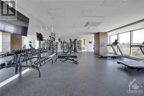 Exercise Room. - 805 Carling Avenue Unit#708, Ottawa, ON - Indoor Photo Showing Gym Room