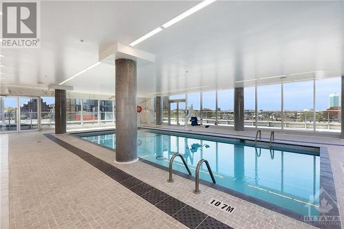 Indoor Pool. - 805 Carling Avenue Unit#708, Ottawa, ON - Indoor Photo Showing Other Room With In Ground Pool